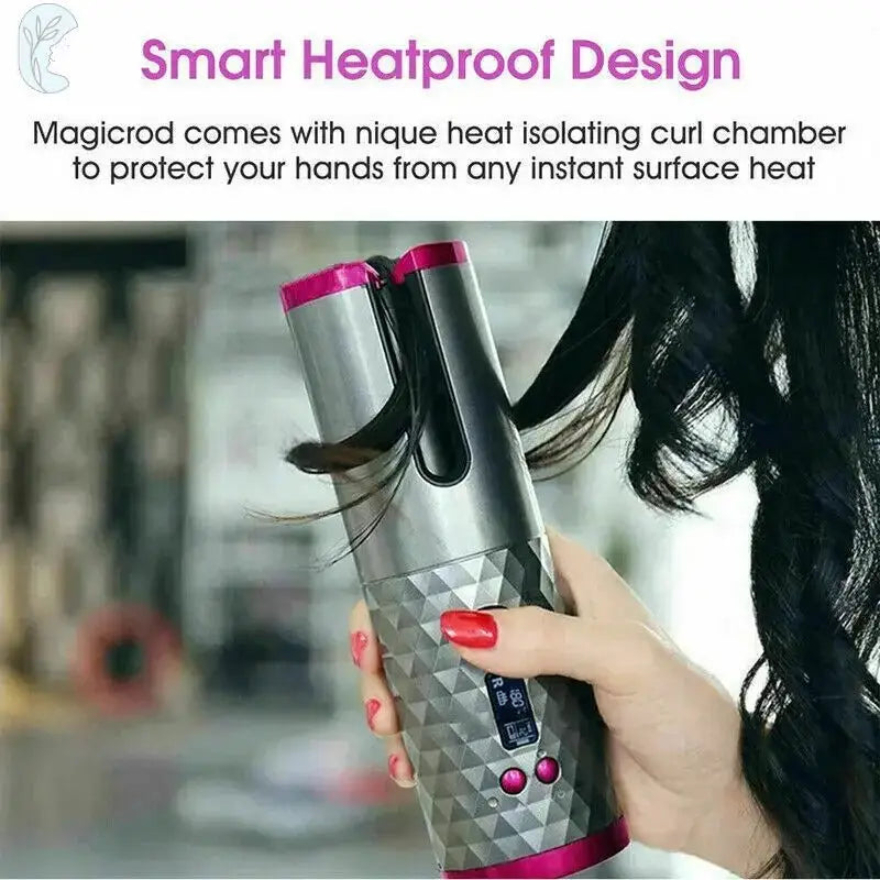 Cordless Rotating Hair Curler - Aevanti